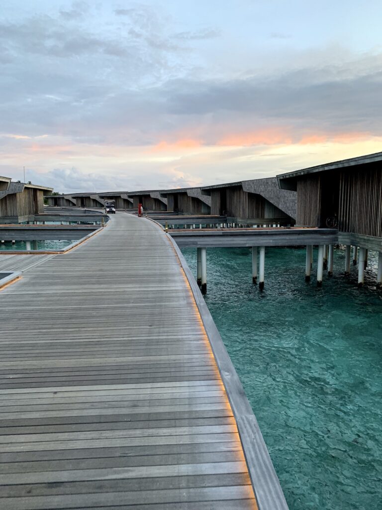 Maldives Villa Walkway
